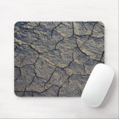 Gebrochene trockene Erdschlamm-Mausunterlage Mousepad (Mit Mouse)