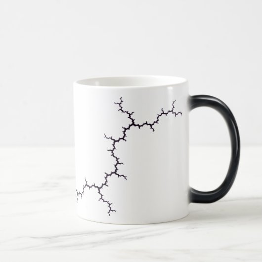 Gebrochene verwandelnde Kaffee-Tasse Verwandlungstasse (Rechts)