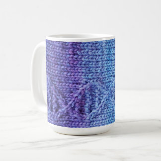 Gebrochene violette Tasse ChemKnits Strick DNA