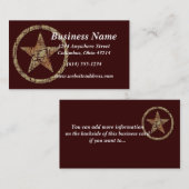 Gebrochene Visitenkarte (Vorne/Hinten)