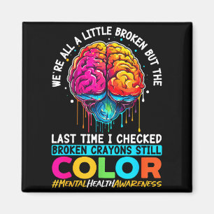 Gebrochene Wachsmalstifte färben das Bewusstsein f Magnet