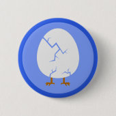 Gebrochener Ei-Knopf Button (Vorderseite)