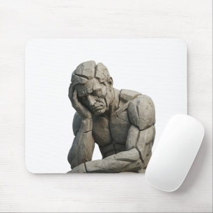 Gebrochener Gedanke Mousepad