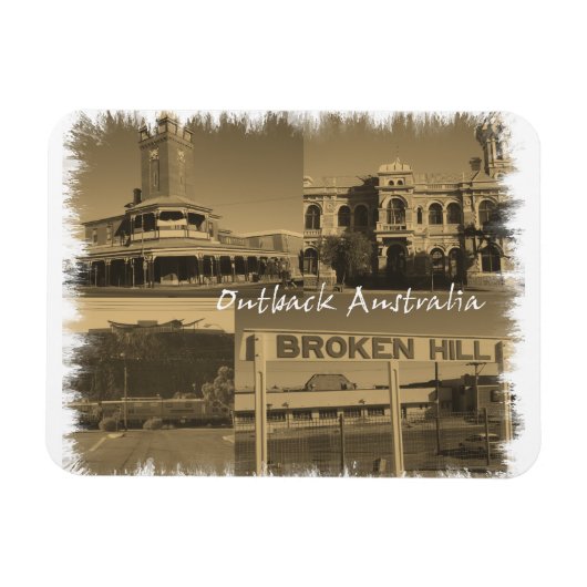 Gebrochener Hügel, Montagemagnet Magnet (Horizontal)