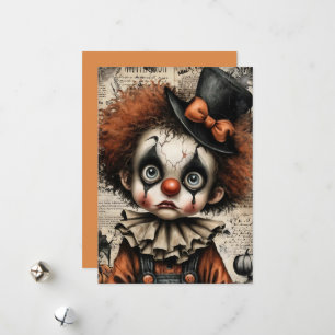 Gebrochener Karneval – Die melancholische Maskerad Feiertagskarte