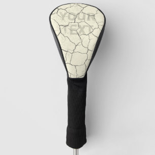 Gebrochener Knochen-weißes Golf Headcover