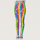 Gebrochener Regenbogen Leggings (Vorderseite)