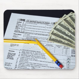 Gebrochener Steuerfond Mousepad