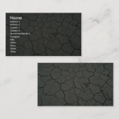 Gebrochener Wüstenschlamm Visitenkarte (Vorne/Hinten)