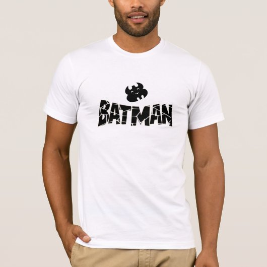 Gebrochenes Batman-Logo – Minimaler dunkler Held  T-Shirt (Vorderseite)