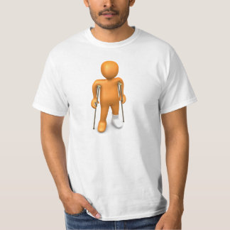 Gebrochenes Bein T-Shirt