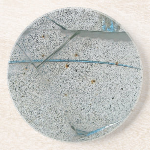 gebrochenes Glas Getränkeuntersetzer