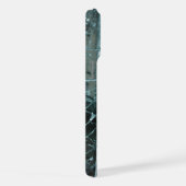 Gebrochenes Glas iphone 15 pro max Hülle (Rechte Seite)