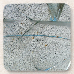 gebrochenes Glas Untersetzer