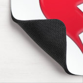 gebrochenes Herz Mousepad (Ecke)