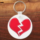 gebrochenes Herz Schlüsselanhänger (Vorderseite)