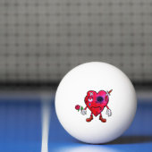 Gebrochenes Herz Tischtennisball (Netto)