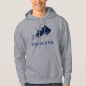 gebrochenes huddy hoodie (Vorderseite)