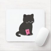 Gebrochenes Katzenherz Mousepad (Mit Mouse)