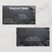 Gebrochenes Metall Visitenkarte (Vorne/Hinten)