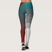 Gebrochenes Mosaik Leggings (Rückseite)