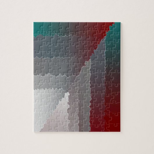 Gebrochenes Mosaik Puzzle (Vertikal)