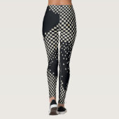 Gebrochenes Schachbrett Leggings (Rückseite)