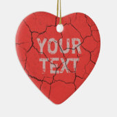 Gebrochenes Ziegelstein-Rot- Keramik Ornament (Rechts)