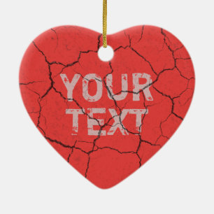 Gebrochenes Ziegelstein-Rot-   Keramik Ornament