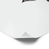 Gebrühtes Glück Kaffee Blume Poster (Ecke)