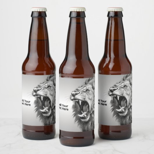 Gebrüll des Löwen  Bierflaschenetikett (Flaschen)