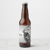 Gebrüll des Löwen  Bierflaschenetikett (Vorderseite)