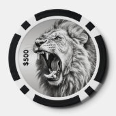 Gebrüll des Löwen Pokerchips (Rückseite)