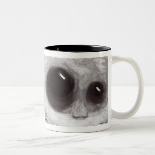 Gebrüll I Zweifarbige Tasse (Rechts)