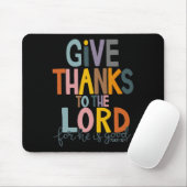 Gebt dem Herrn, Er ist ein guter Jesus Fall als Mousepad (Mit Mouse)