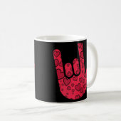 Gebt die Gebärdensprache I Liebe, die ihr Hand Sig Kaffeetasse (VorderseiteRechts)