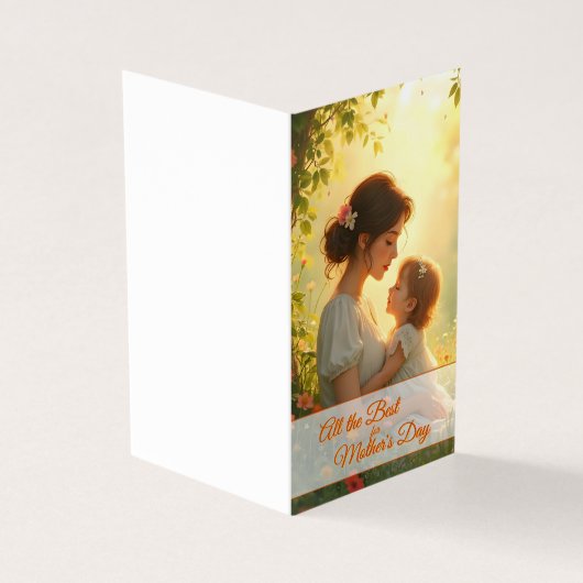 Gebt die mütterliche Liebe in blühendem Licht (Vorderseite)