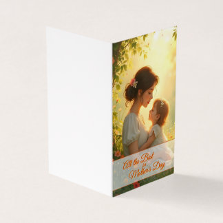 Gebt die mütterliche Liebe in blühendem Licht