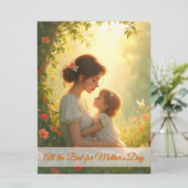 Gebt die mütterliche Liebe in blühendem Licht (Stehend Vorderseite)