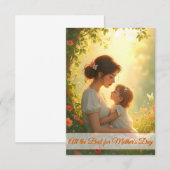 Gebt die mütterliche Liebe in blühendem Licht (Vorne/Hinten)