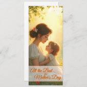 Gebt die mütterliche Liebe in blühendem Licht (Vorne/Hinten)