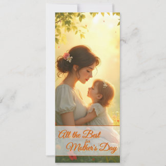 Gebt die mütterliche Liebe in blühendem Licht