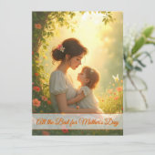 Gebt die mütterliche Liebe in blühendem Licht (Stehend Vorderseite)