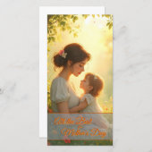 Gebt die mütterliche Liebe in blühendem Licht (Vorne/Hinten)