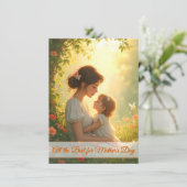 Gebt die mütterliche Liebe in blühendem Licht (Stehend Vorderseite)