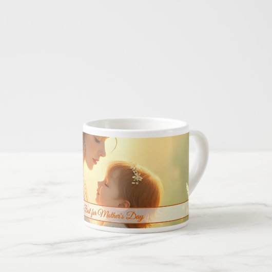 Gebt die mütterliche Liebe in blühendem Licht Espressotasse (Vorderseite Rechts)