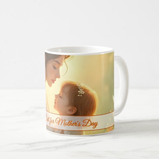 Gebt die mütterliche Liebe in blühendem Licht Kaffeetasse (VorderseiteRechts)