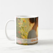 Gebt die mütterliche Liebe in blühendem Licht Kaffeetasse (Links)