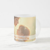 Gebt die mütterliche Liebe in blühendem Licht Mattglastasse (VorderseiteRechts)