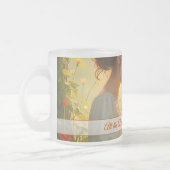 Gebt die mütterliche Liebe in blühendem Licht Mattglastasse (Links)